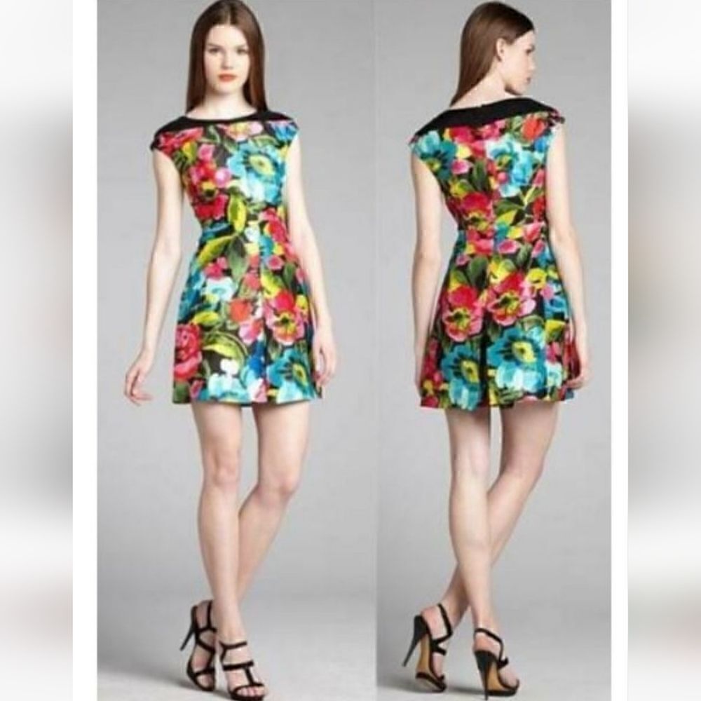 Cynthia Steffe Greta MINI Floral A-Line Dress Size 8